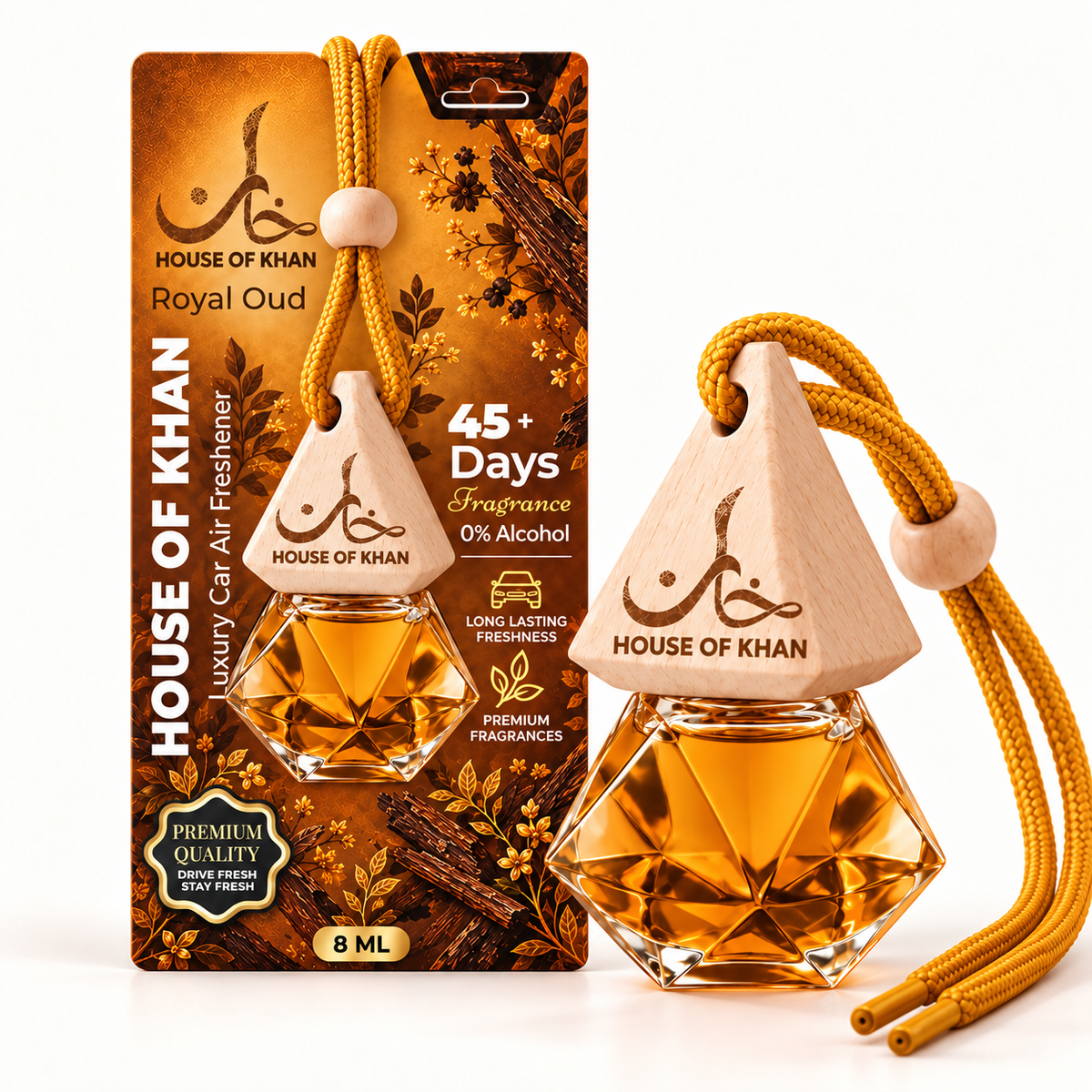 Royal Oud Car Hanging Perfume – 8ml